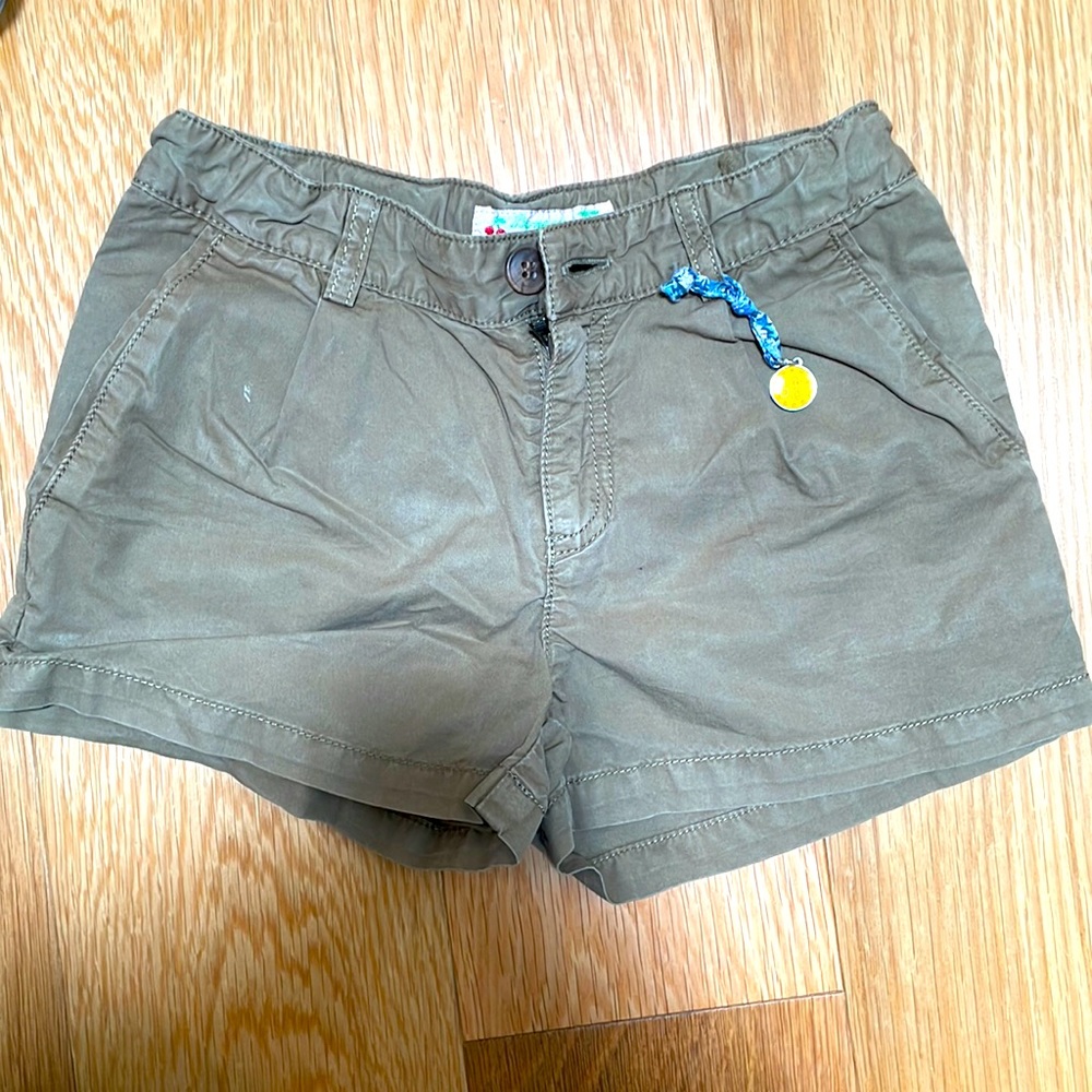 Bonpoint brown shorts, size 6